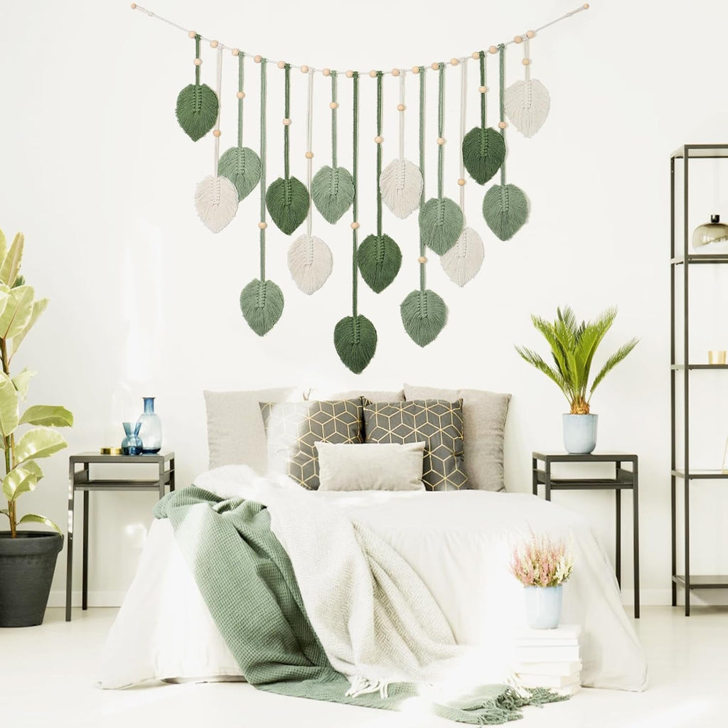 Tapiserie betylifoy wall hanging large deco leaf Casa - Accesorii si Decoratiuni Naty Shop