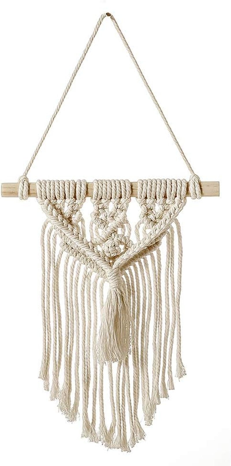 Tapiserie deco dreamcatcher tesute decorare peretelui alb Casa - Accesorii si Decoratiuni Naty Shop Mici ciucuri