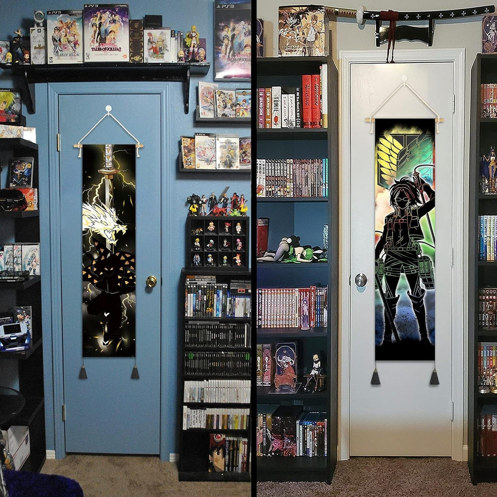 Tapiserie hanging canvas wall art pictura caractere japoneze Casa - Accesorii si Decoratiuni Naty Shop