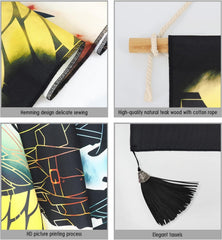 Tapiserie hanging canvas wall art pictura caractere japoneze Casa - Accesorii si Decoratiuni Naty Shop