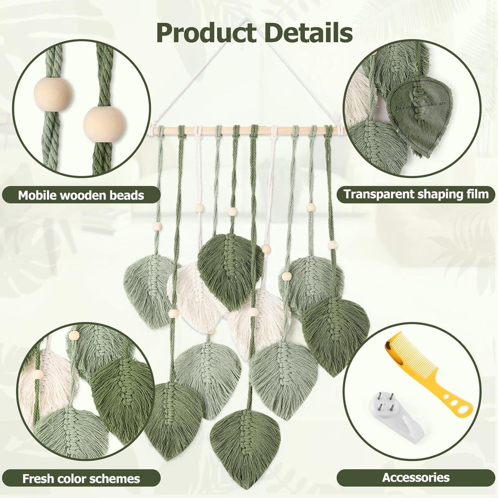 Tapiserie stil fereastra decorare 40cm verde Casa - Accesorii si Decoratiuni Naty Shop