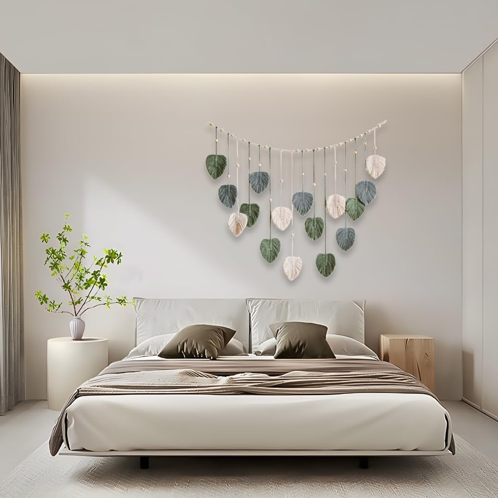 Tapiserie tapiterie verde tesuta cuie din lemn Casa - Accesorii si Decoratiuni Naty Shop