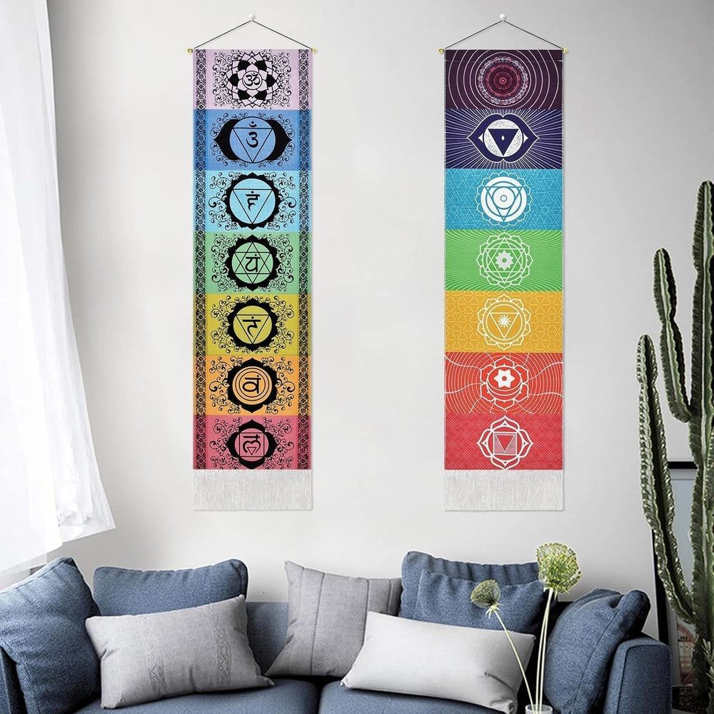 Tapiserie yugarlibi set agataturi chakra meditatie yoga trippy Casa - Accesorii si Decoratiuni Naty Shop