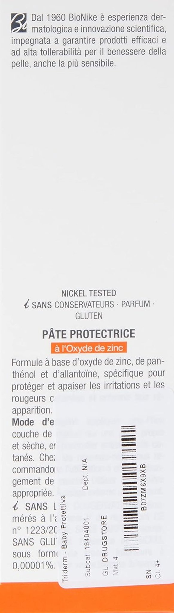 Triderm - Pastă protectoare pentru copii Copii - Baie si Skincare Naty Shop